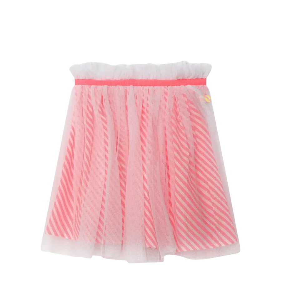 Billieblush White/Pink Scrunchie & Tulle Tutu Skirt