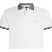 Tommy Hilfiger Regular Fit Linen White Polo Shirt