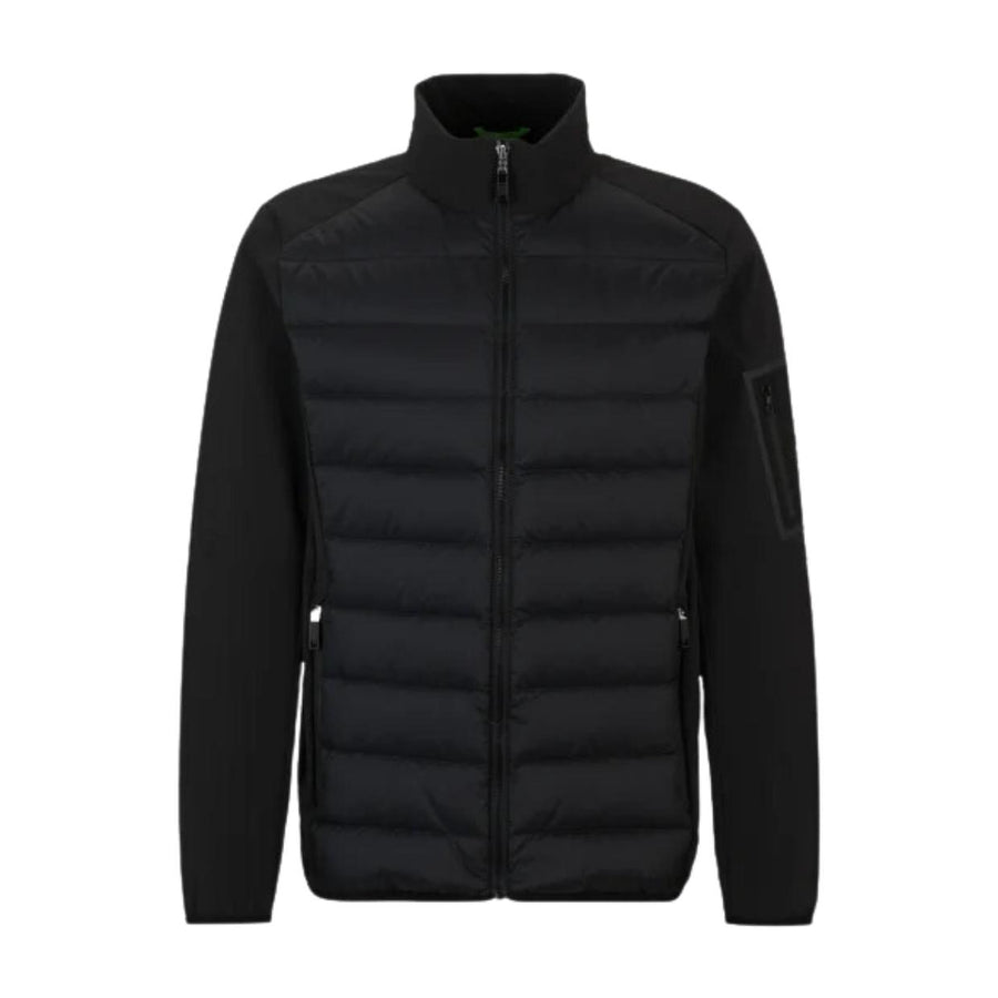 BOSS J Solana Quilted Black Jacket