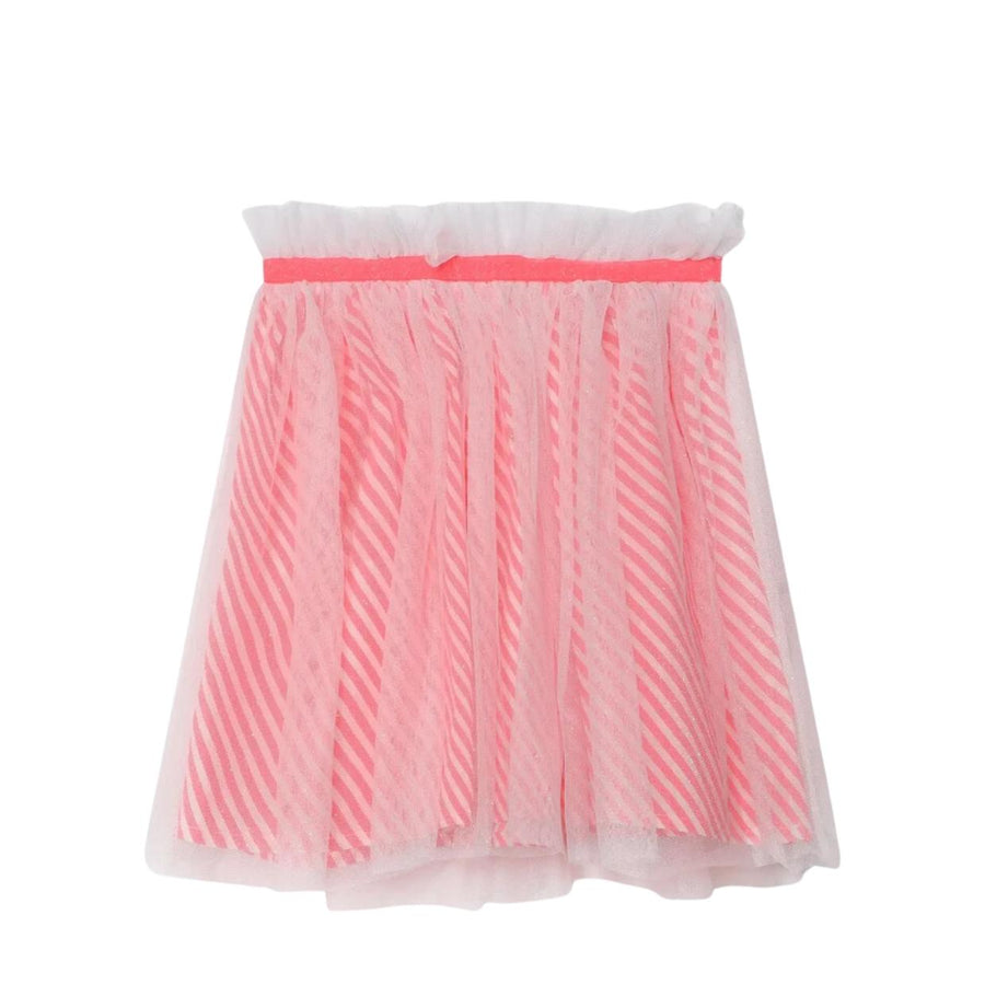 Billieblush White/Pink Scrunchie & Tulle Tutu Skirt