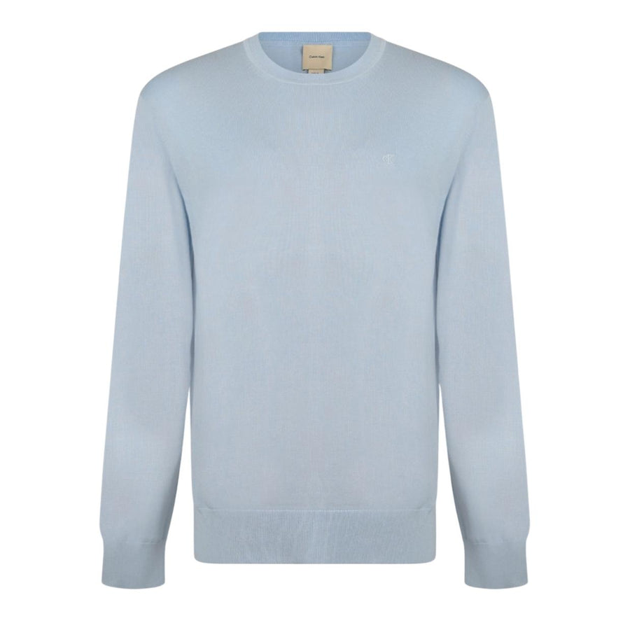 Calvin Klein Embroidered Logo Light Blue Sweatshirt