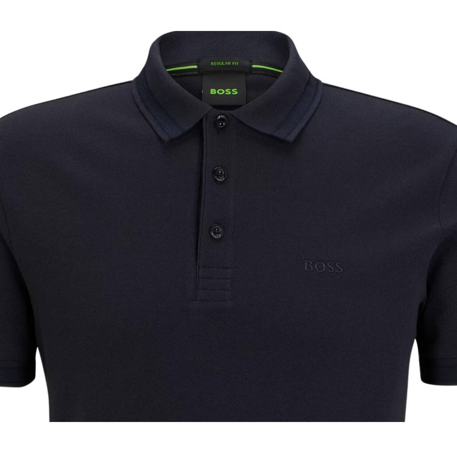 BOSS Navy Paddy Polo