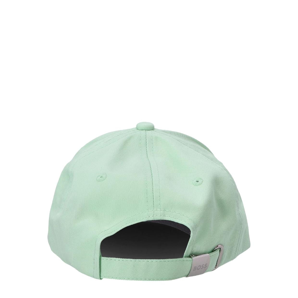 BOSS Bold Printed Logo Green Cap