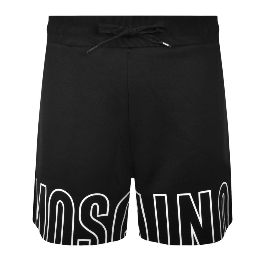 Moschino Underwear Bold Logo Black Sweat Shorts