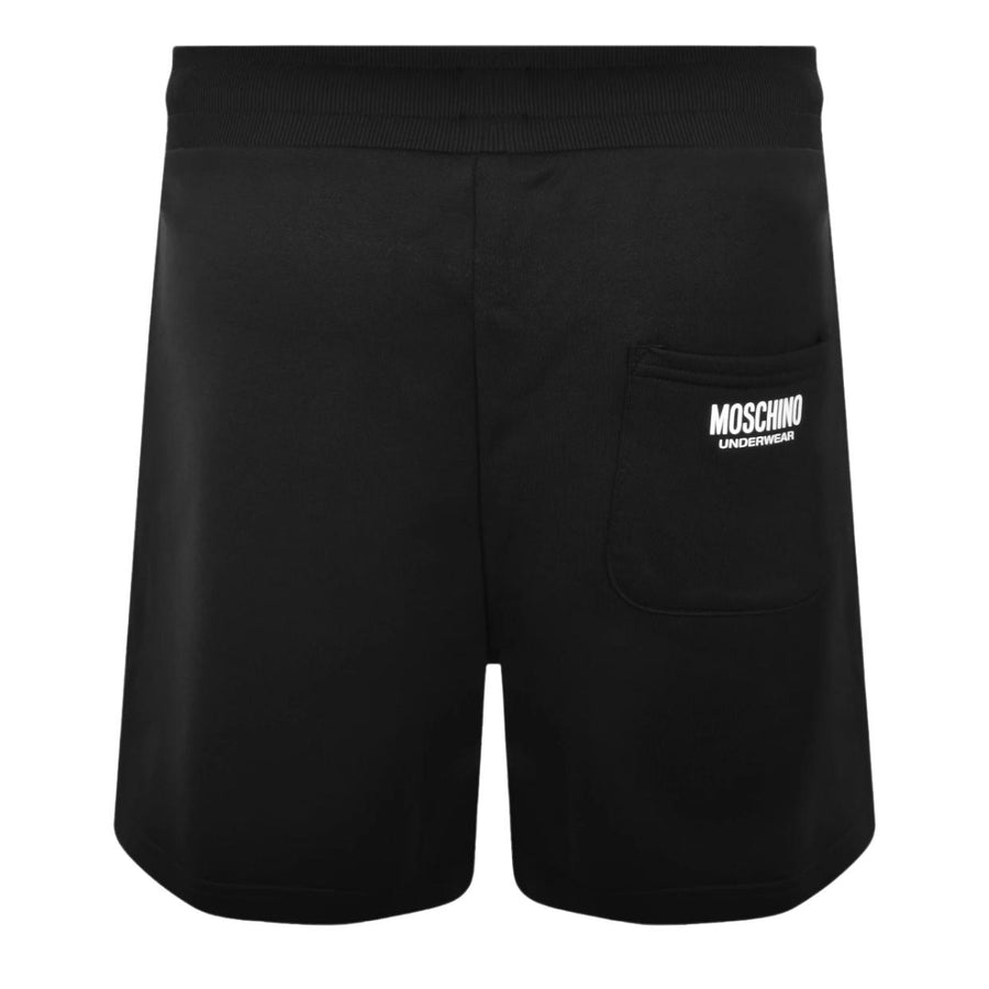 Moschino Underwear Bold Logo Black Sweat Shorts