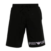 Emporio Armani Bodywear Logo Black Shorts