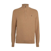 Polo Ralph Lauren Brown Quarter Zip Sweater