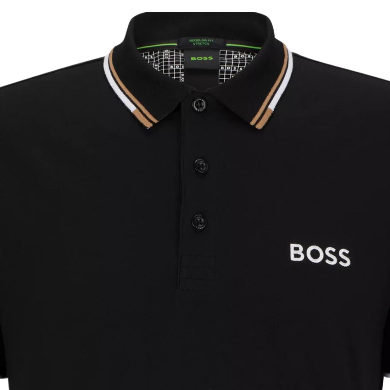 BOSS Paddy Pro Regular Fit Black Polo Shirt