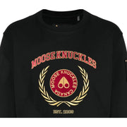 Moose Knuckles Cooledge Crew Black Sweatshirt