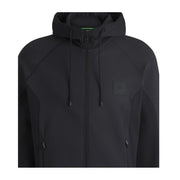 BOSS Saggy Rib Navy Zip-Up Hoodie