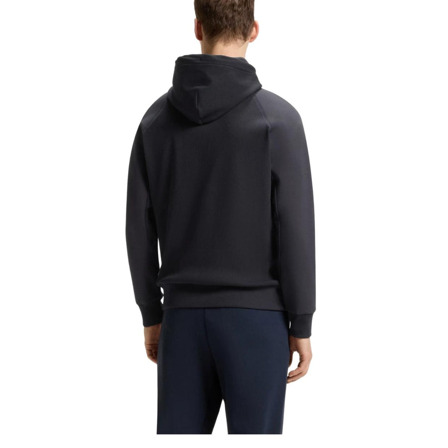 BOSS Saggy Rib Navy Zip-Up Hoodie