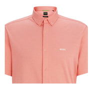BOSS B Motion Light Orange Pique Jersey Shirt