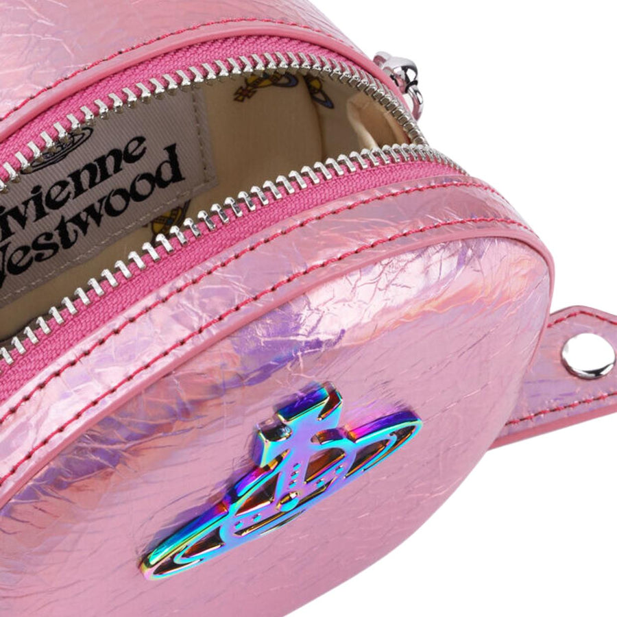 Vivienne Westwood Iridescent Mini Round Crossbody Bag