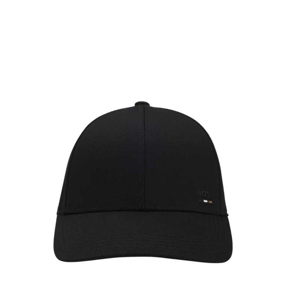 BOSS Zed Signature Stripe Logo Black Cap