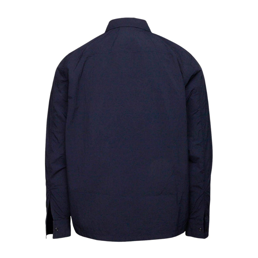 BOSS Logo Patch Leejay Navy Overshirts