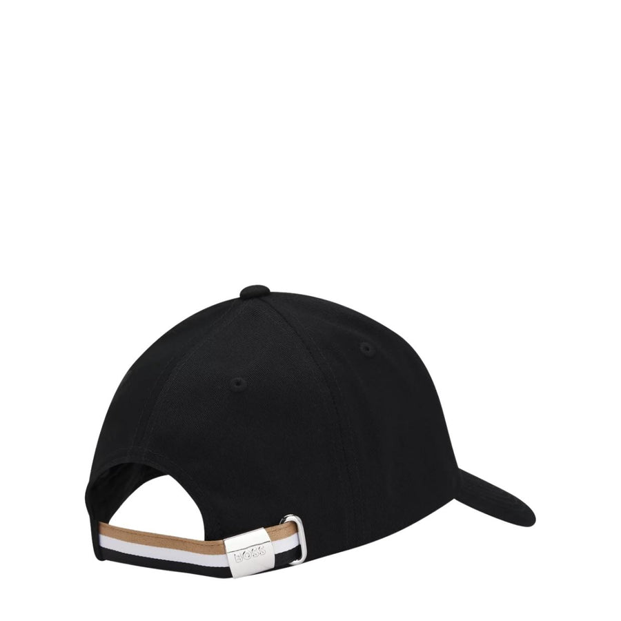BOSS Zed Signature Stripe Logo Black Cap