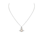 Vivienne Westwood Tillya Platinum/Creamrose Pendent