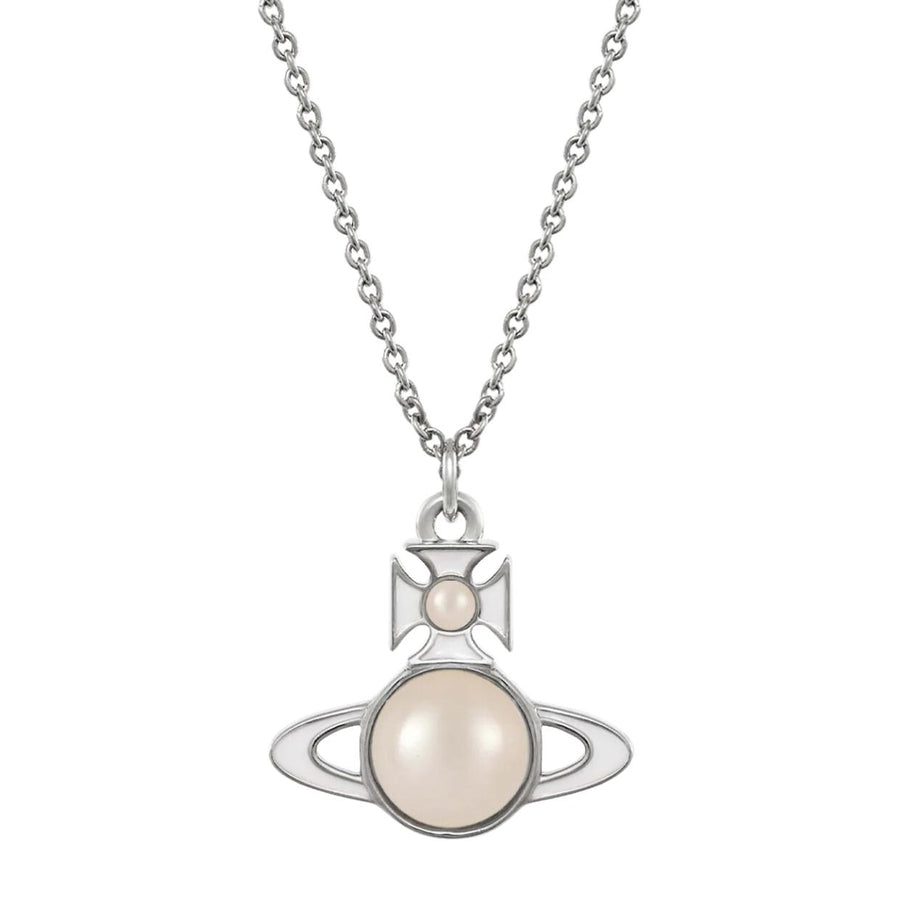 Vivienne Westwood Tillya Platinum/Creamrose Pendent