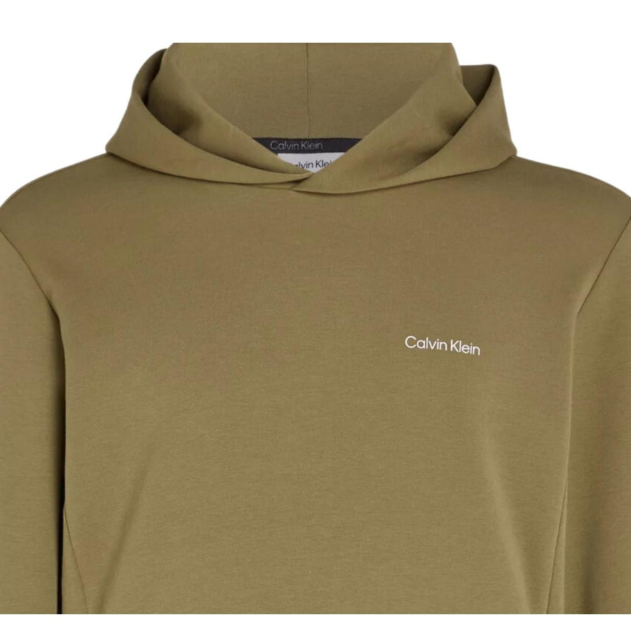 Calvin Klein Micro Logo Repreve Delta Green Hoodie
