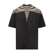 Marcelo Burlon Optical Wings Black T-Shirt