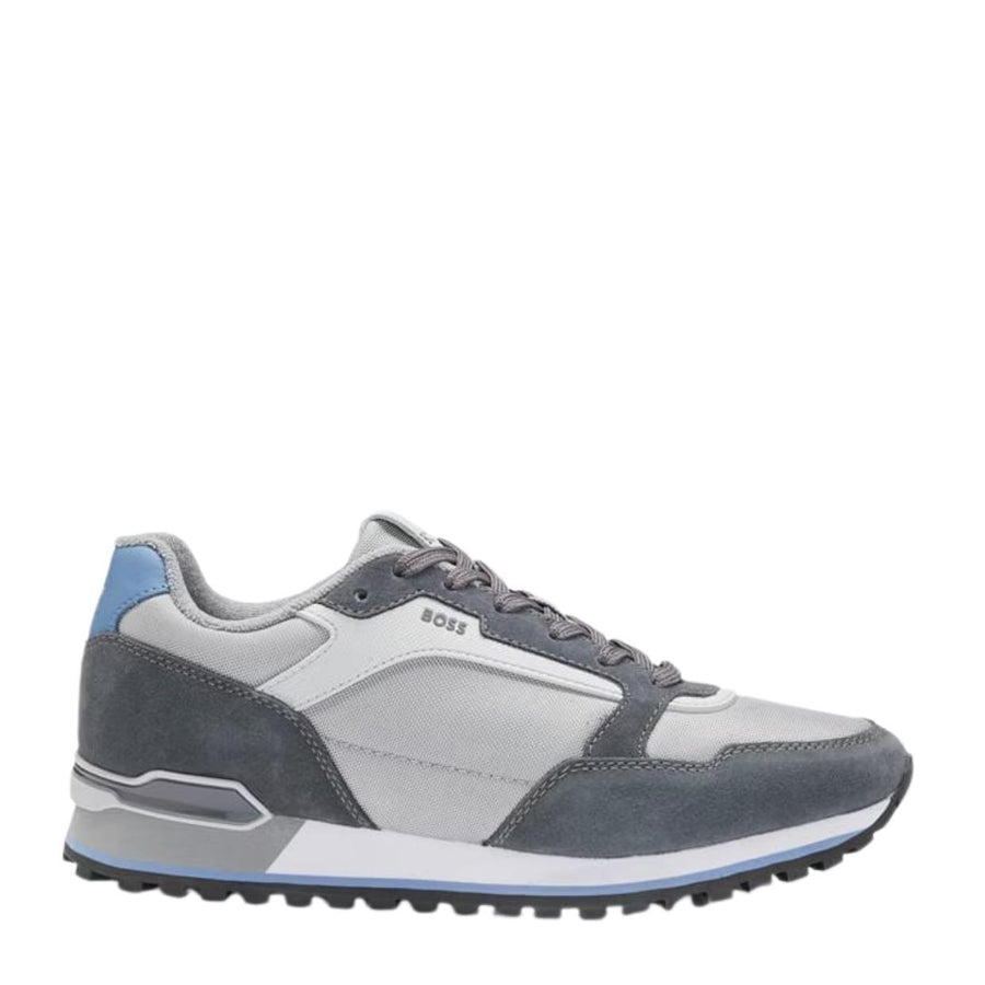 BOSS Parkour Medium Grey Trainers