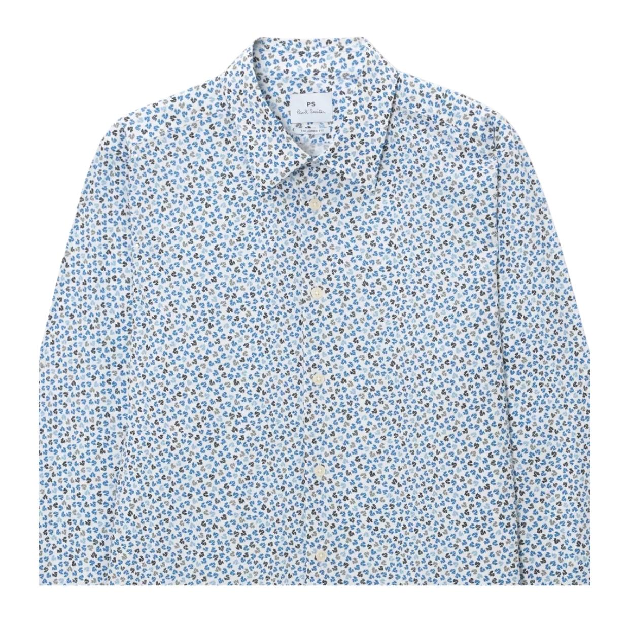 Paul Smith Tailored Fit Leaf Print Shirt