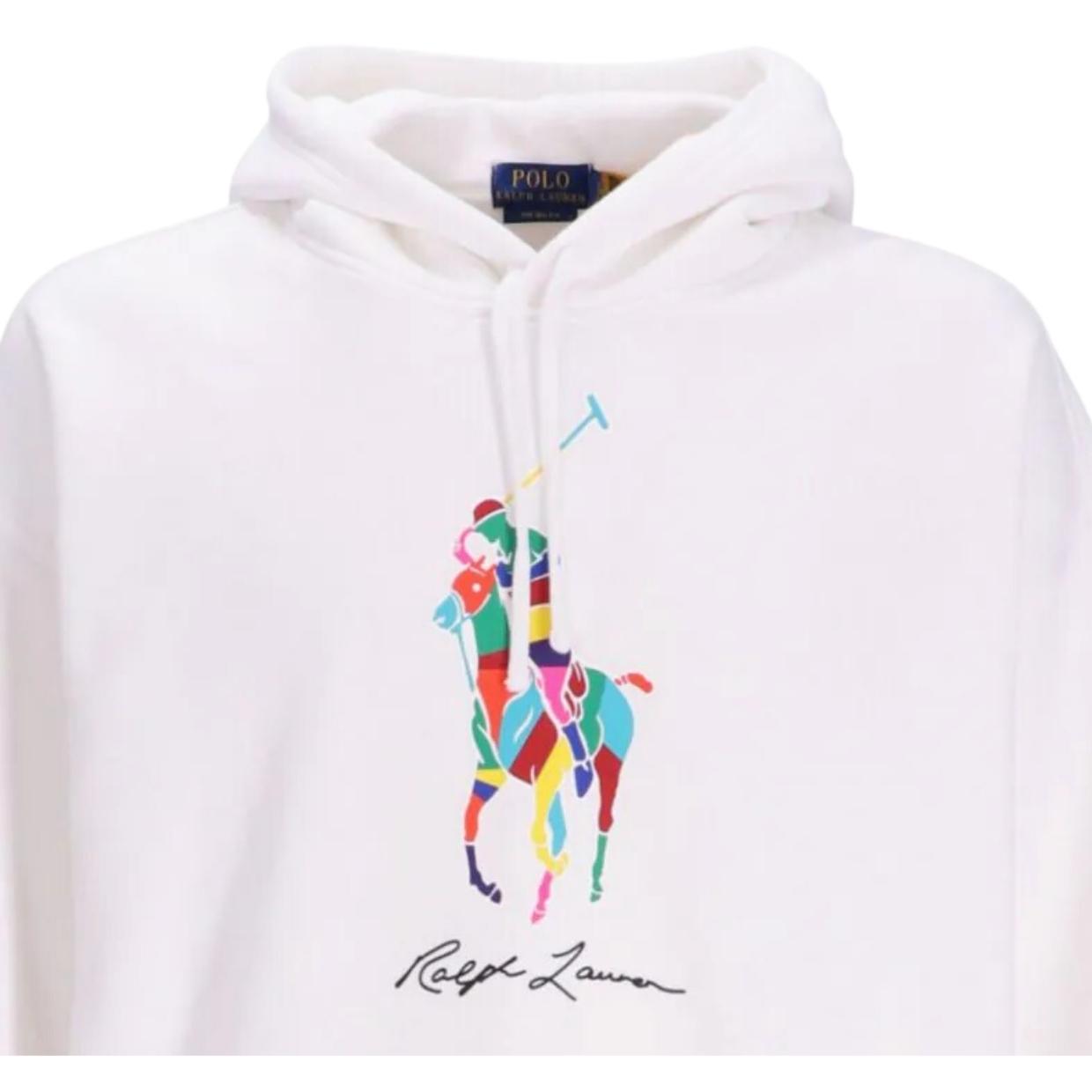 Polo Ralph Lauren Multi-Colour Polo Pony White Hoodie