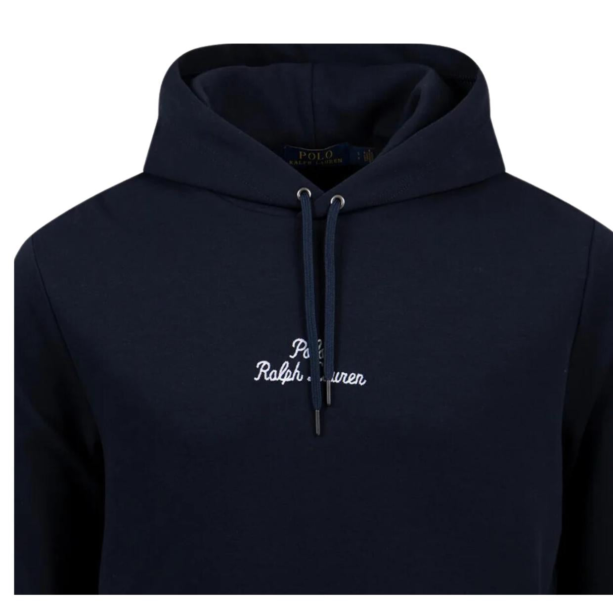 Polo Ralph Lauren Navy Chain-Stitch Logo Hoodie
