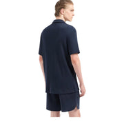 Emporio Armani Bodywear Waffle Jersey Navy Shirt