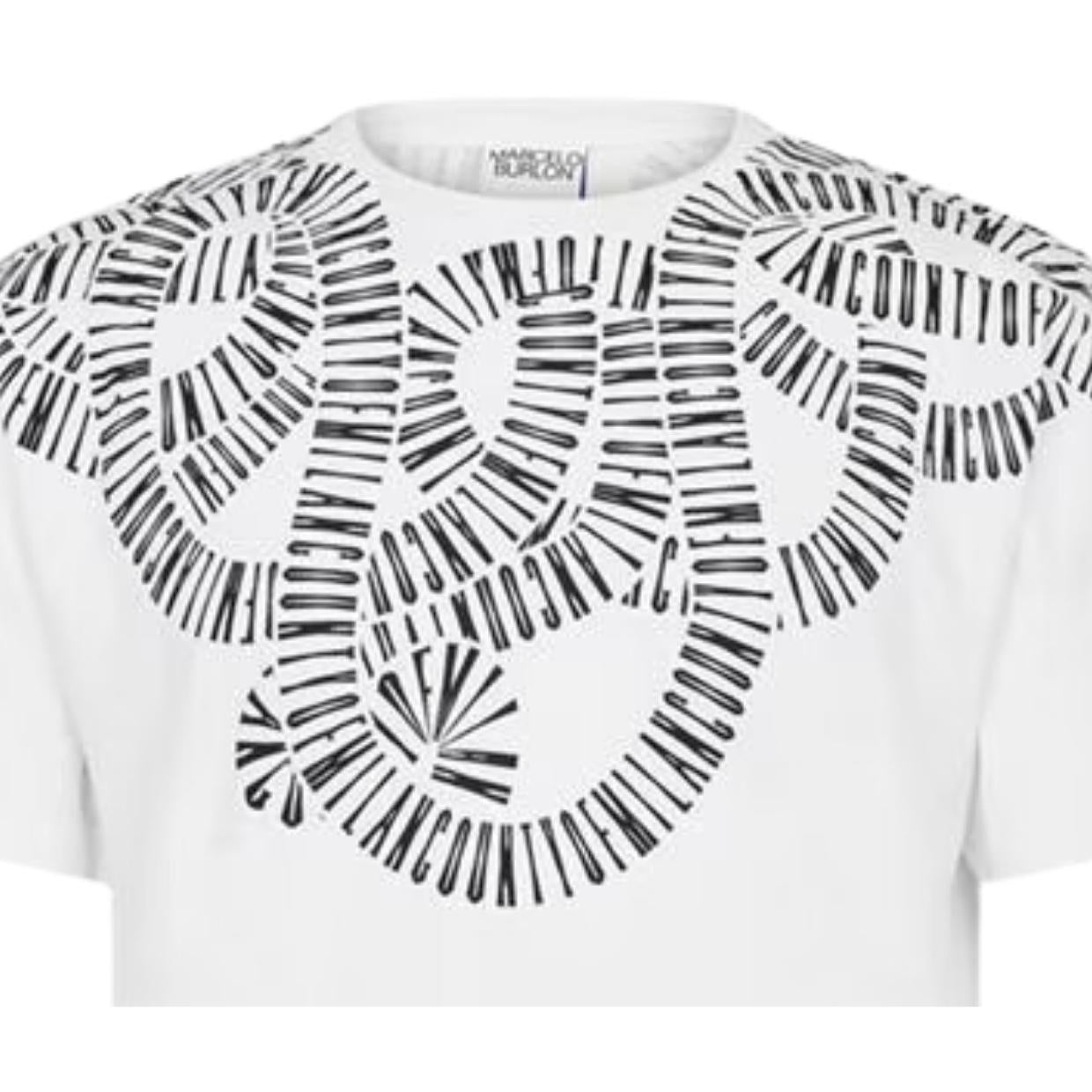 Marcelo Burlon Snake Wings White T-Shirt