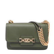 Michael Kors Extra Small Heather Green Crossbody Bag