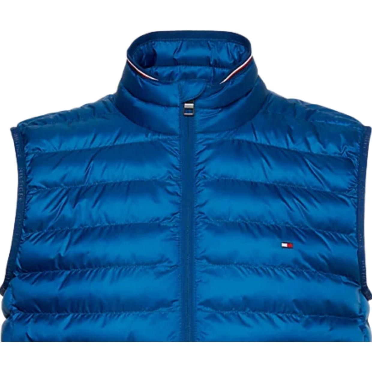 Tommy Hilfiger TH Warm Packable Blue Padded Gilet
