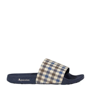 Aquascutum Active Iconic Check Navy Slippers