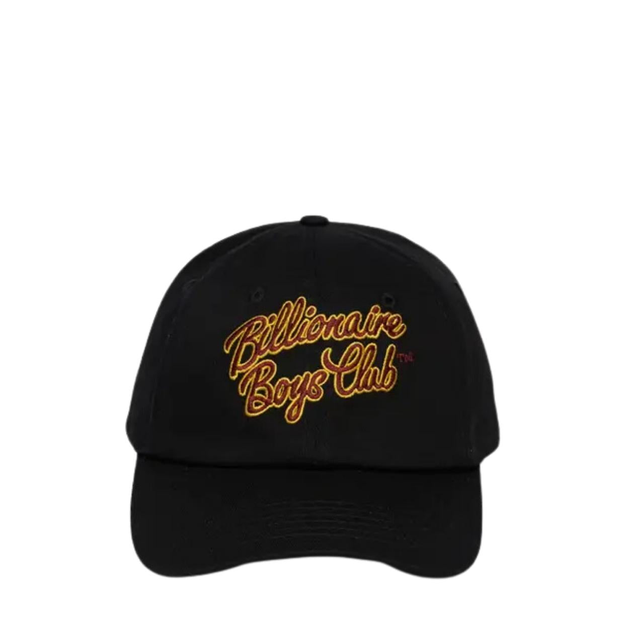 Billionaire Boys Club Script Logo Embroidered Black Cap