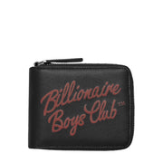 Billionaire Boys Club Script Logo Black Leather Wallet