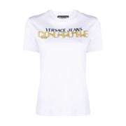 Versace Jeans Couture Chain Logo White T-Shirt