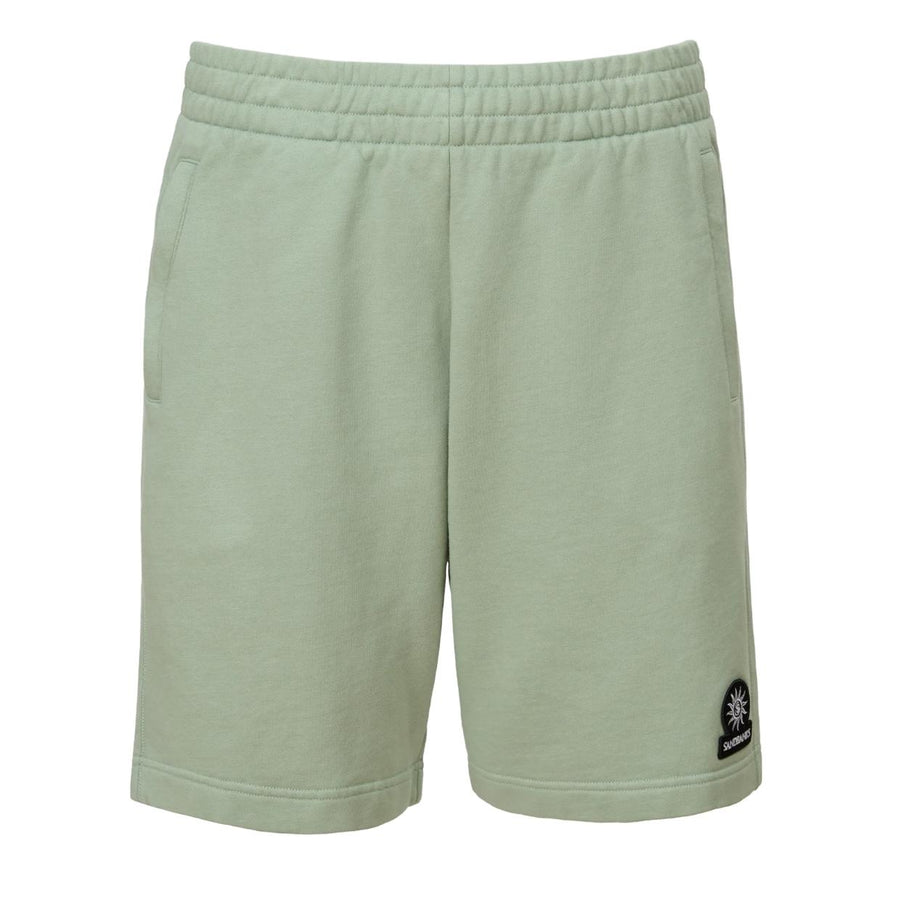 Sandbanks Logo Badge Sage Sweat Shorts
