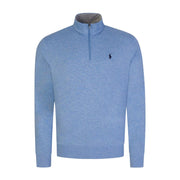Ralph Lauren Sky Blue Half Zip Sweatshirt