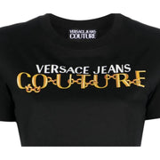 Versace Jeans Couture Chain Logo Black T-Shirt