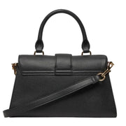 Love Moschino Logo Plaque Black Tote Bag