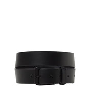 Emporio Armani Black Leather Belt