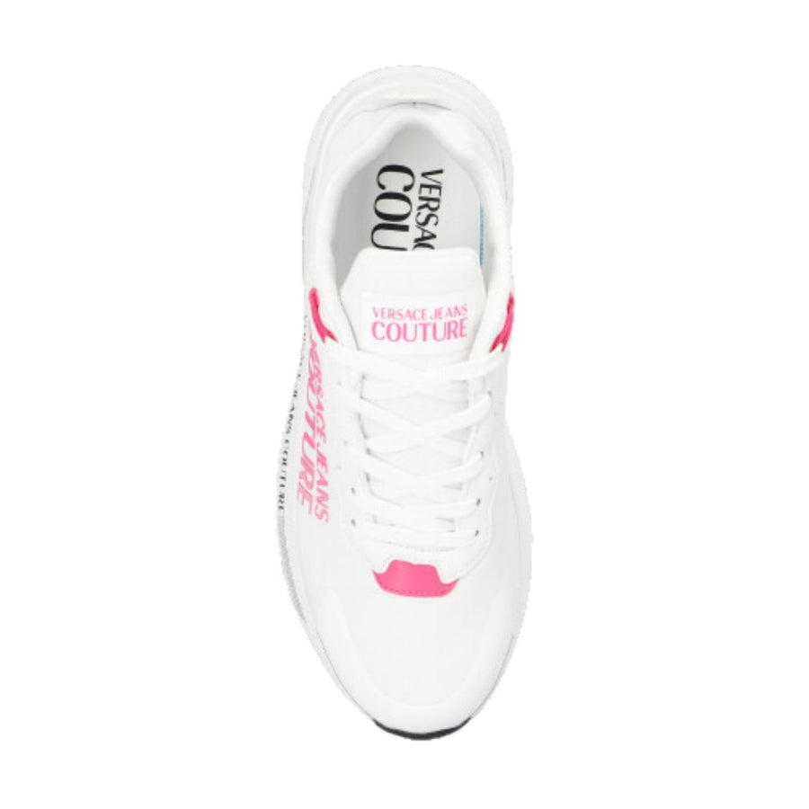Versace Jeans Couture Dynamic Logo White Trainers