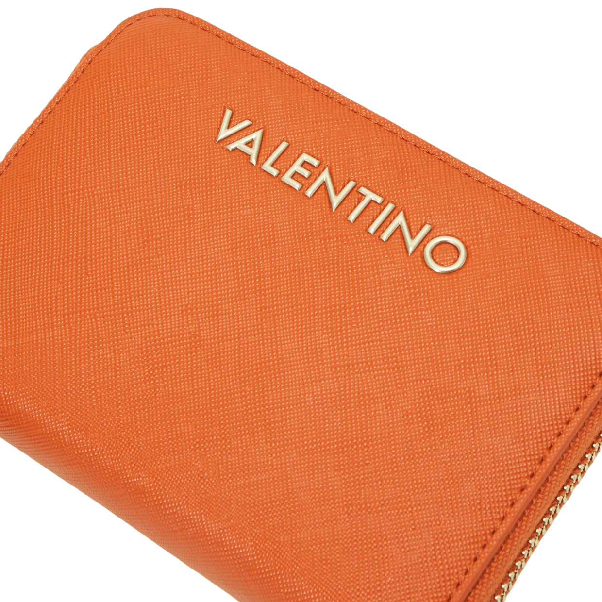 Valentino Bags Divina Rust Small Zip Round Purse