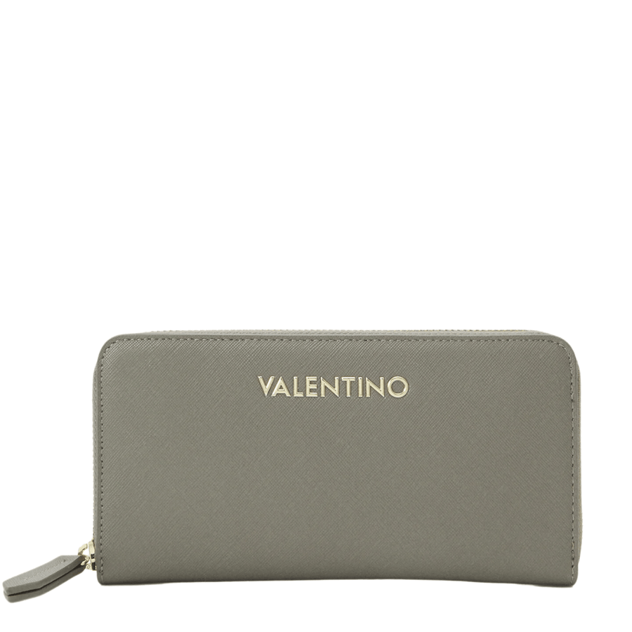 Valentino Bags Grey Zero Zip Around Wallet