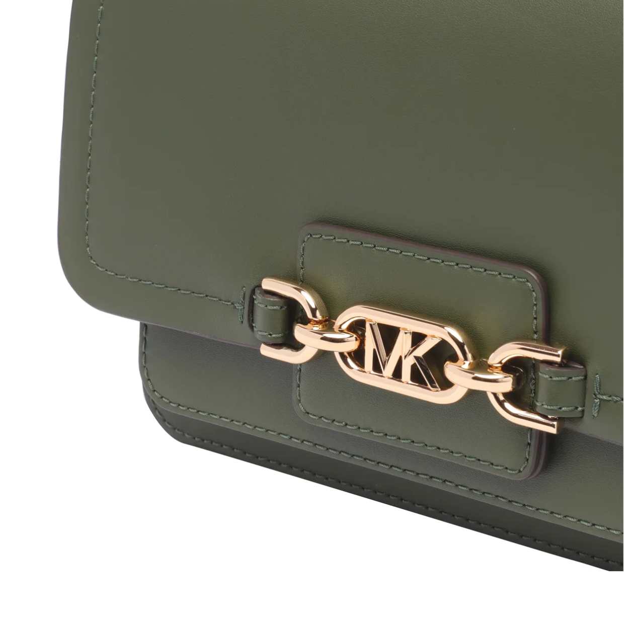 Michael Kors Extra Small Heather Green Crossbody Bag