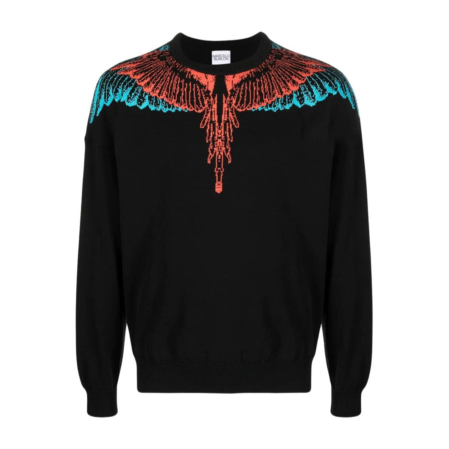 Marcelo Burlon Icon Wings Knit Sweatshirt