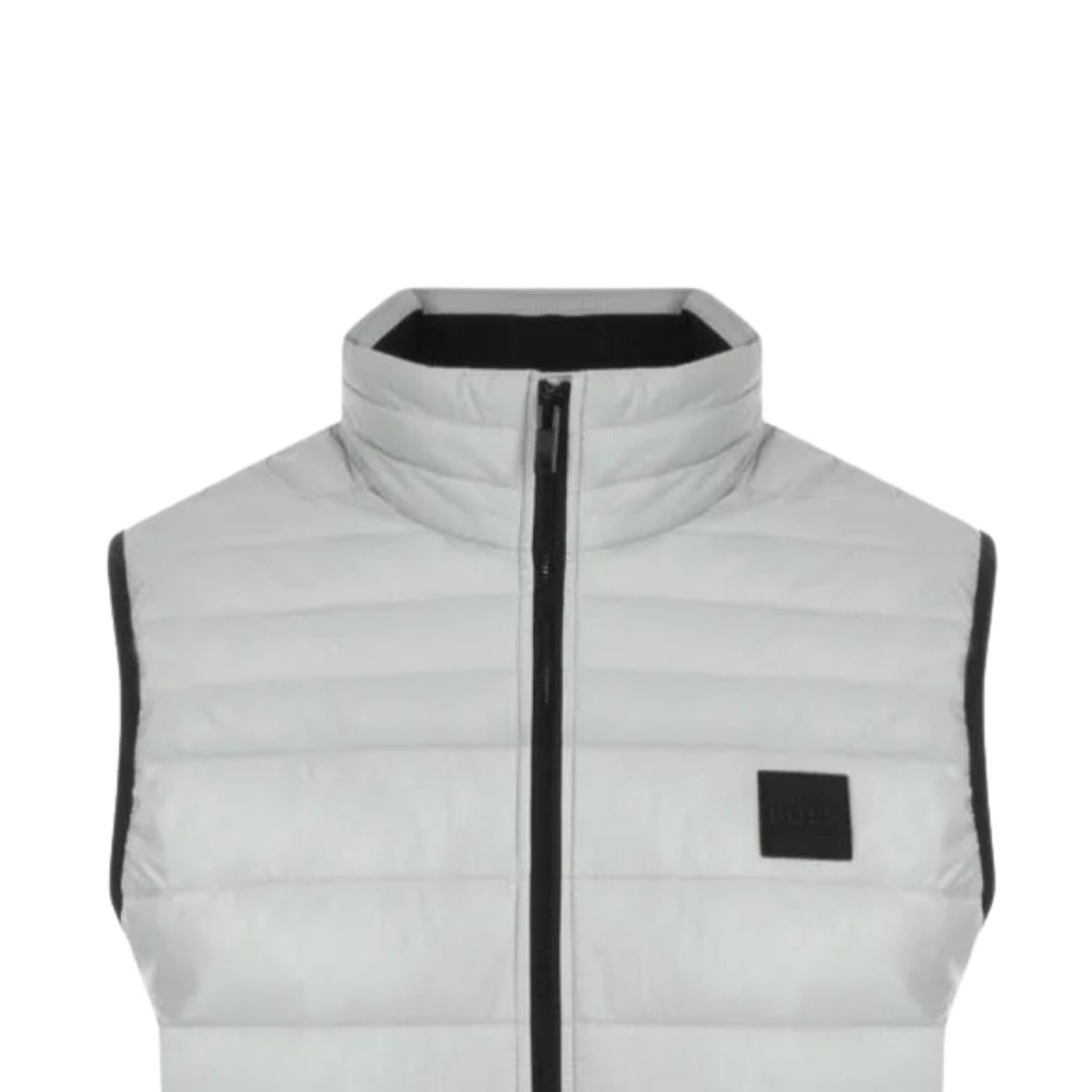 BOSS Odeno Grey Quilted Gilet