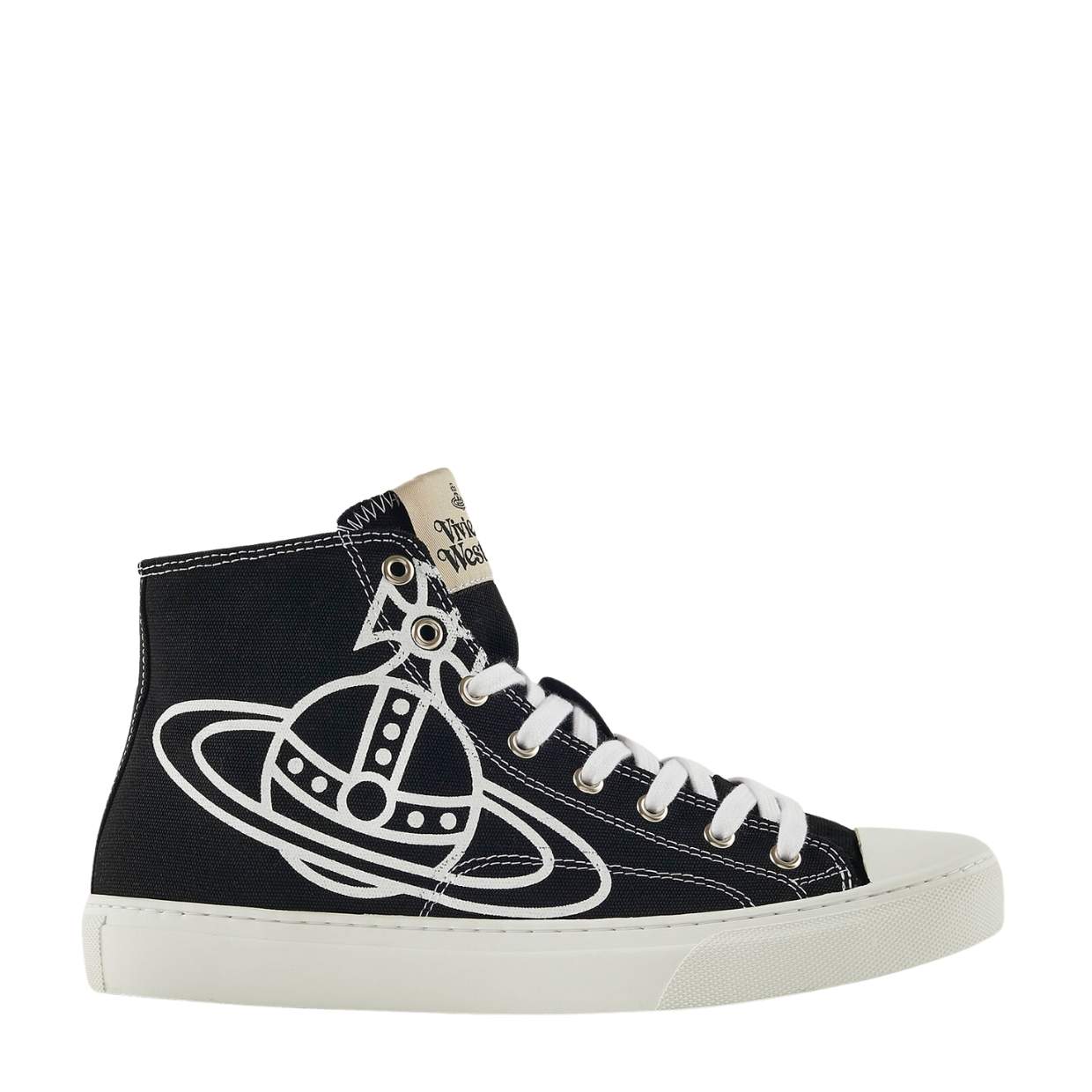 Vivienne Westwood Men's High Top Plimsoll Black