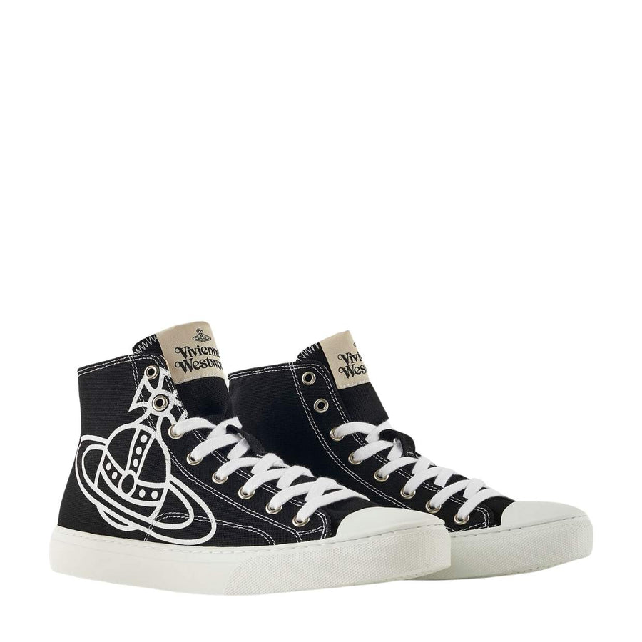 Vivienne Westwood Men's High Top Plimsoll Black