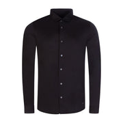 Emporio Armani Lyocell Blend Black Shirt